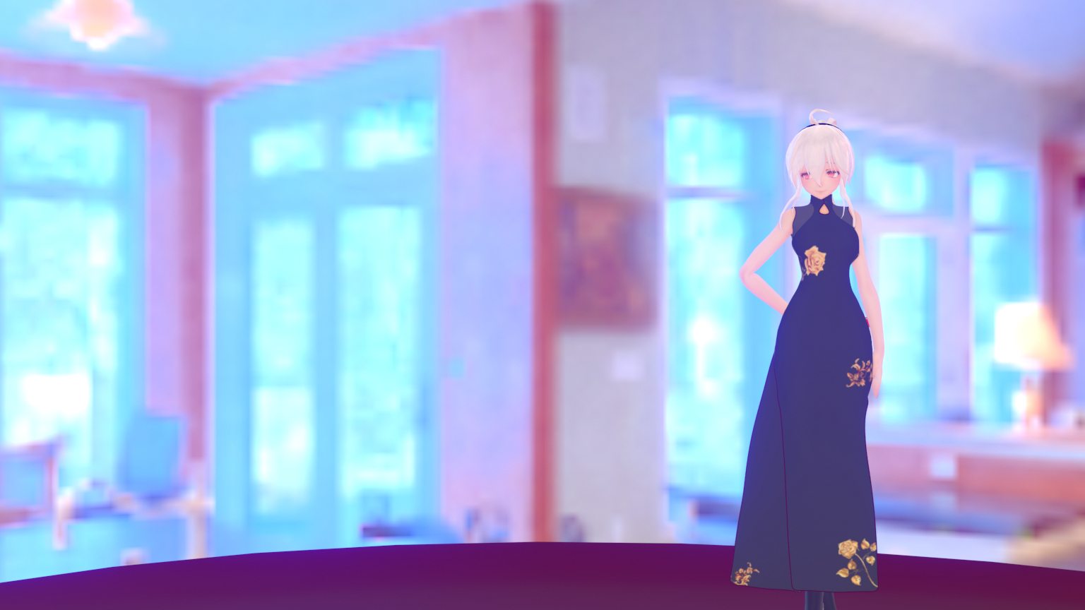 布料解算/弱音MMD-寄明月